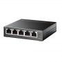 TP-LINK | 5-Port Gigabit Easy Smart Switch with 4-Port PoE+ | TL-SG105MPE | Managed L2 | Desktop | 1 Gbps (RJ-45) ports quantity - 2